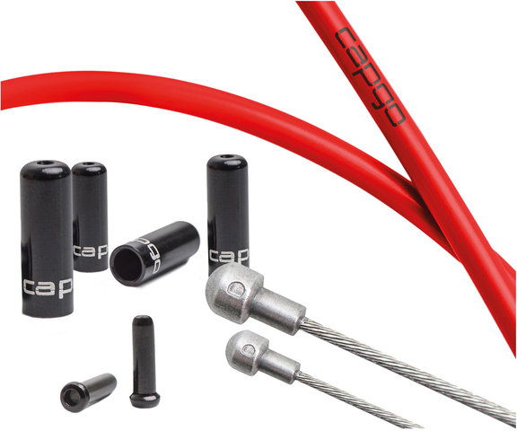 capgo BL Brake Cable Set for Shimano/SRAM Road - red/universal