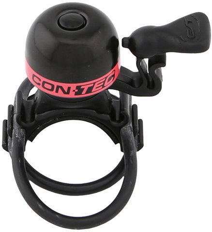 Timbre de bicicleta Mini Bing - negro-neored/23 mm