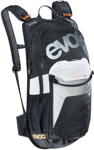 evoc Sac à Dos Stage 12l Team - black-white-neon orange/12 litres