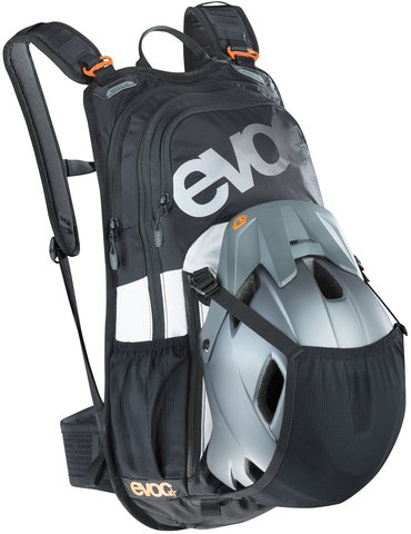 evoc Stage 12 L Team Backpack - black-white-neon orange/12 litres