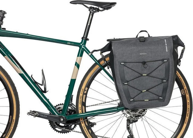 Basil Navigator Storm L Single Pannier Bag - black/31 l