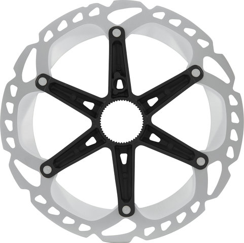 Shimano RT-MT800 Center Lock Brake Rotor for XT / Ultegra w/ Internal Teeth - silver-black/203 mm