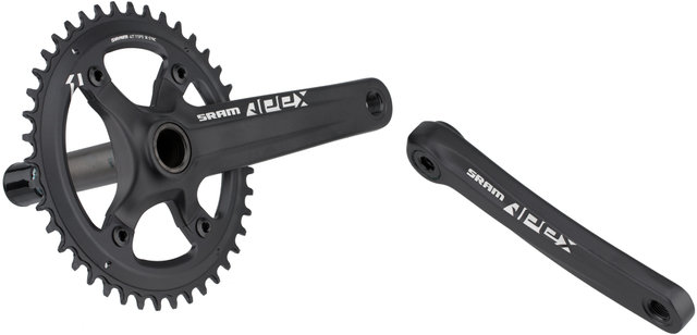 SRAM Apex 1 GXP 1x10-/1x11-fach, 110 mm Kurbelgarnitur - black/172,5 mm 42 Zähne