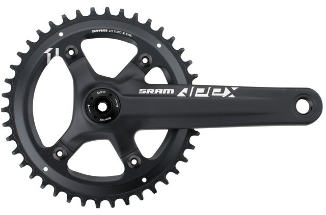 SRAM Set de Pédalier Apex 1 BB30 1x10/1x11 vitesses, 110 mm - black/172,5 mm 42 dents