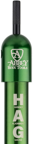 Abbey Bike Tools Herramienta de patillas de cambios Hanger Alignment Gauge HAG - green-black/universal