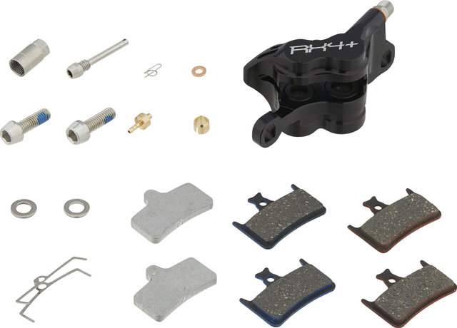 Hope RX4+ PM Bremssattel für SRAM - black/Set/ohne Bremshebel