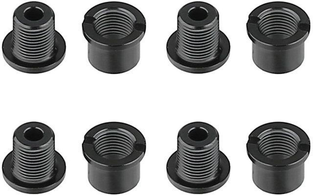 absoluteBLACK Set de tornillos de platos de 4 brazos - black/corto