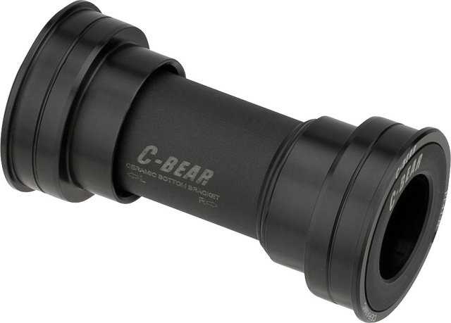 C-BEAR Eje de pedalier BB86 Shimano Race 41 x 86,5 mm - negro/Press Fit BB86