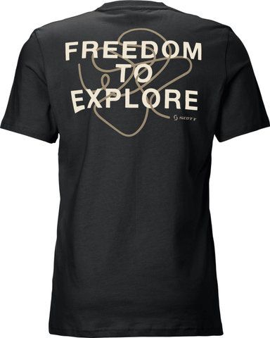 Scott T-shirt Backprint - black | S