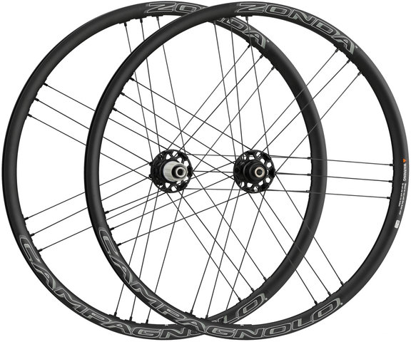 Juego de ruedas Zonda C17 Disc Center Lock - black/28" set (RD 12x100 + RT 12x142) Shimano