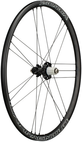 Campagnolo Zonda C17 Disc Center Lock Laufradsatz - black/28" Satz (VR 12x100 + HR 12x142) Shimano