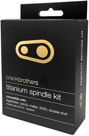 crankbrothers Pedal Axle Kit w/ Titanium Axle - universal/universal