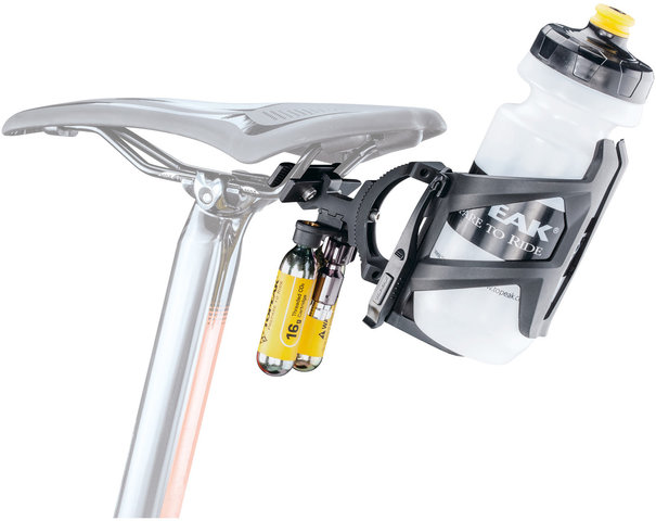 Topeak Tri-BackUp Elite Saddle Mount for Bottle Cages - black/universal