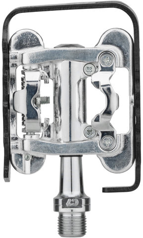 PD-S02 Pedale - schwarz-silber/universal