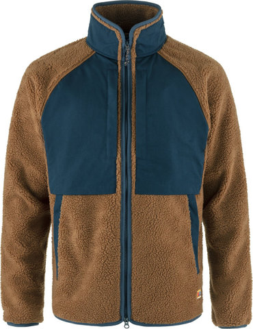 Fjällräven Vardag Pile Fleecejacke - chestnut navy | L
