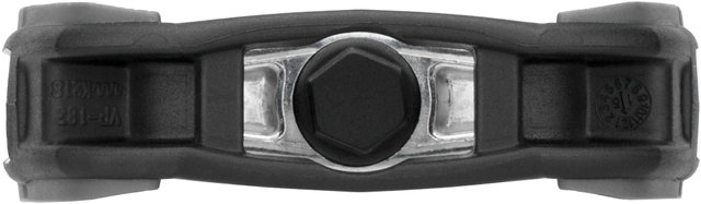PD-C08 Comfort Plattformpedale - silber-schwarz/universal