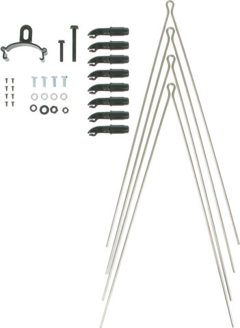 Procraft Rainbow MTB 50 Fender Set - black/50 mm