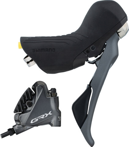 Shimano GRX Disc Brake BR-RX810 + ST-RX810 - OEM Packaging - black-grey/Rear wheel/Right (side-specific)