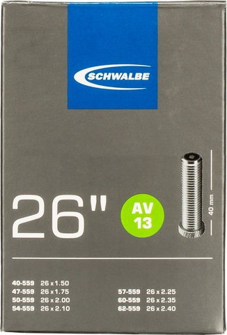 Schwalbe Inner Tube No. 13 for 26" - universal/26x1.5-2.5 Schrader