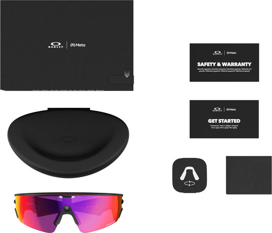 Oakley Vanguard Meta AI Sports Glasses - black | prizm road
