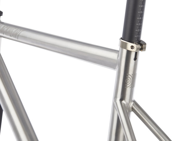 Blackheart Road Ti Rahmenkit - titanium brushed/1 1/8" - 1 1/4" tapered/43 mm/M/28"