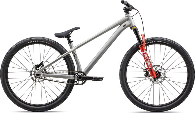 Specialized P.4 27.5" Mountain Bike - satin aluminum-black/100 mm/27.5" (650B)/44 mm/165,0 mm