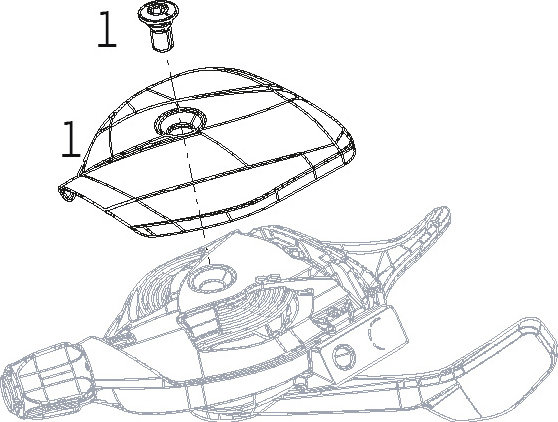 SRAM Piezas de repuesto para palanca de cambios GX Eagle Trigger - 1