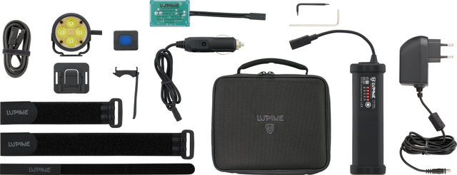 Lupine Lampe de Casque à LED Wilma R 14 SC - noir/3600