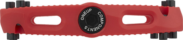 OneUp Components Small Comp Plattformpedale - red