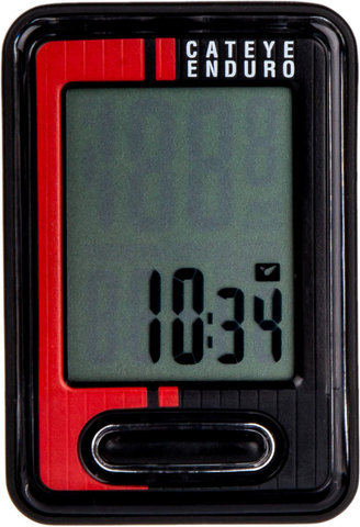 CATEYE Compteur de Vélo Enduro CC-ED400 - noir-rouge
