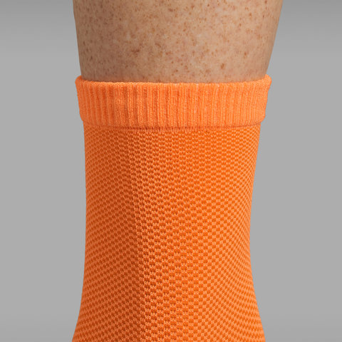 GripGrab Lightweight Airflow Socken - orange hi-vis/44 - 47