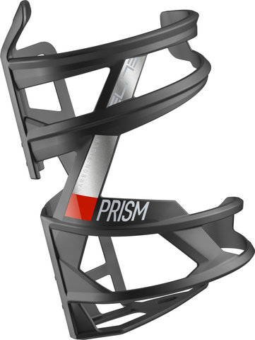 Elite Prism Carbon Linksträger / Rechtsträger Flaschenhalter - schwarz-rot matt/rechts