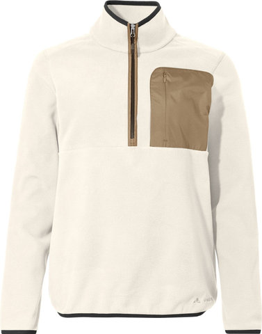 VAUDE Jersey de lana con media cremallera para mujer Rosemoor - ecru-linen/36/XS