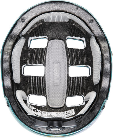uvex kid 3 children's helmet - teal-silver/51 - 55 cm