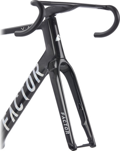 Factor Kit de Cadre en Carbone OSTRO V.A.M. Disc T47a SRAM DUB Modèle 2023 - chrome | 58 cm, 130 mm x 42 cm, SB 25 mm