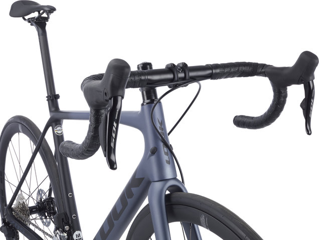Look 785 Huez Disc 105 Di2 R38D Carbon Rennrad - metallic grey blue satin/28"/M