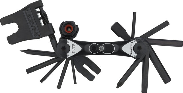Lezyne RAP II 25 Multitool mit CO2 Pumpenkopf - schwarz