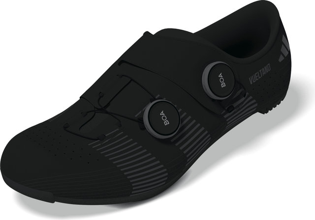 adidas Cycling Vueltano Carbon Rennrad Schuhe - core black-carbon-cloud white | 48