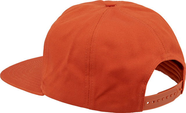 Capsuled Casquette 6 Panel - orange/one size
