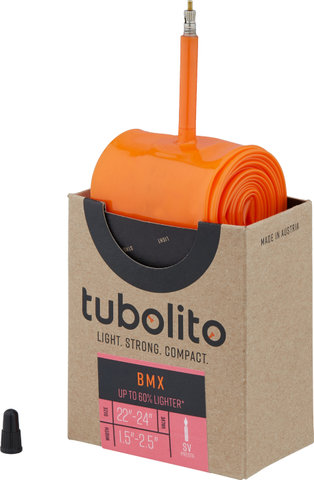 tubolito Tubo-BMX Schlauch 22"/24" - orange/37-489 bis 64-507/SV/22-24 x 1,5-2,5 SV 42 mm/42 mm