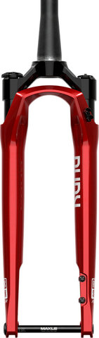 RockShox Rudy Ultimate XPLR Race Day 2 Solo Air 28" Suspension Fork - electric red/12 mm Thru Axle/40 mm/45 mm/1 1/8" - 1,5" tapered/28"/100 mm