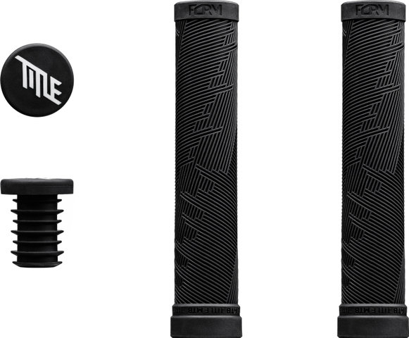 Title MTB Form Handlebar Grips - black/150 mm