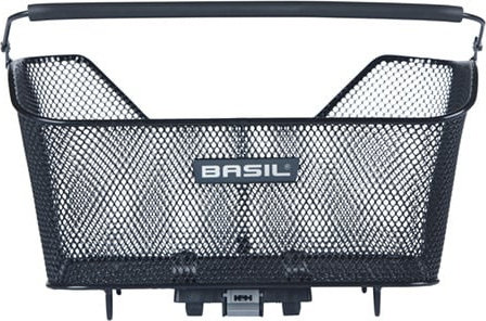 Basil Base M Multi-System Fahrradkorb - schwarz/14 l