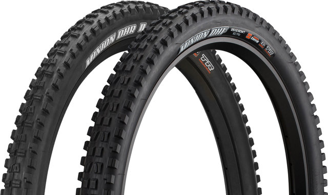 Maxxis Minion DHF / DHR II 3C MaxxTerra EXO WT TR 29" Faltreifen 2er Set - schwarz/29 "/61 mm/61-622