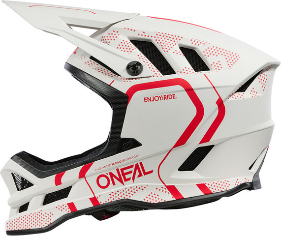 O'NEAL Blade Polyacrylite Full-Face Helmet - strike-white-red | 55 - 56 cm