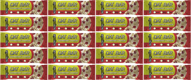 Nutrixxion Barre Énergétique Oat bar - 20 pièces - cashew-cranberry