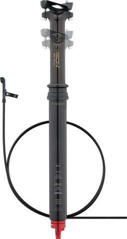 Thomson Covert Black 100 mm Seatpost - black/30,9 mm/0 mm/1-speed