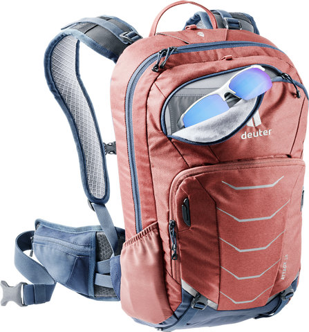deuter Attack 16 Protektorenrucksack - redwood-marine/16 l