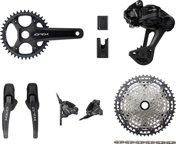 Shimano GRX Di2 RX827 Gruppe 1x12 / 40 - 172,5 mm/10-51/40