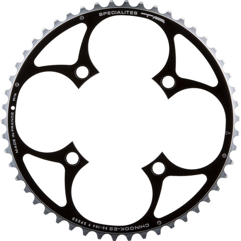 TA Plateau Chinook, 4 bras, externe, BCD 104 mm, fixation 23 mm - noir/50 dents